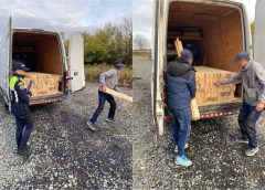 Transport de lemne fără acte, depistat pe DN1C, la Dej! Șofer amendat cu 2.000 de lei, iar marfa a fost confiscată